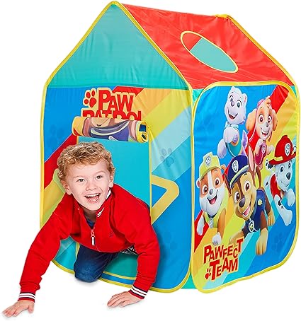 Paw Patrol Pop Up Play Colourful Polyester House Play Tent Multicolour