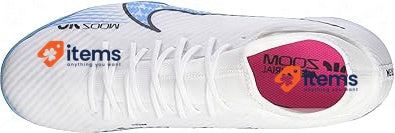 NIKE Men s Zoom Mercurial Superfly Sneaker White Blue Blast, Size 8 UK (42 EU)