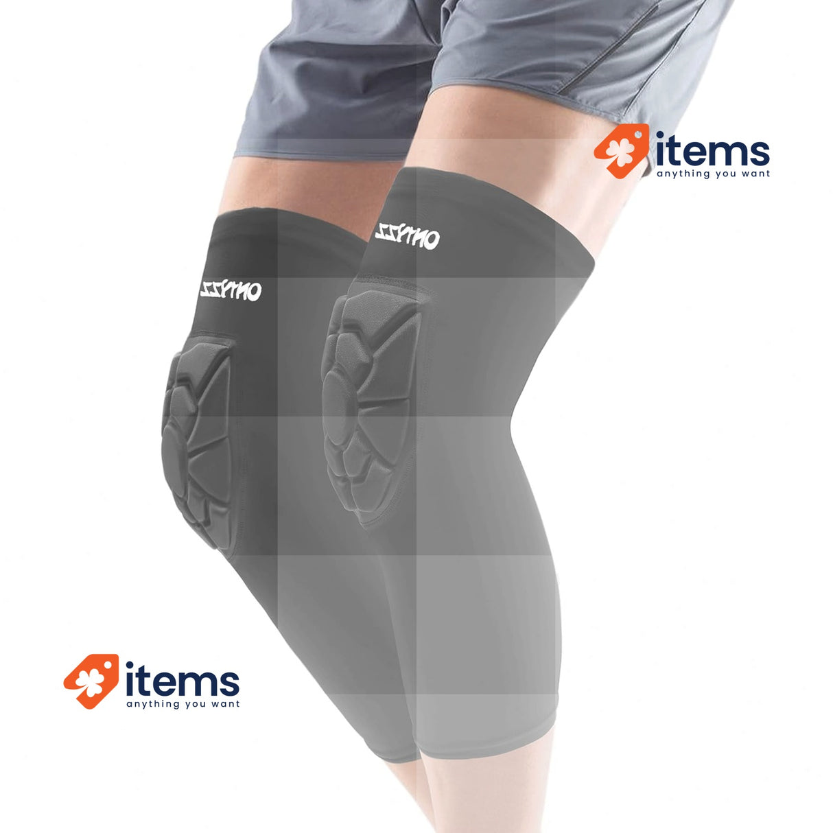 ONTYZZ Knee Pads Volleyball Padded 1 Pair Sports Knee Sleeves Youth M