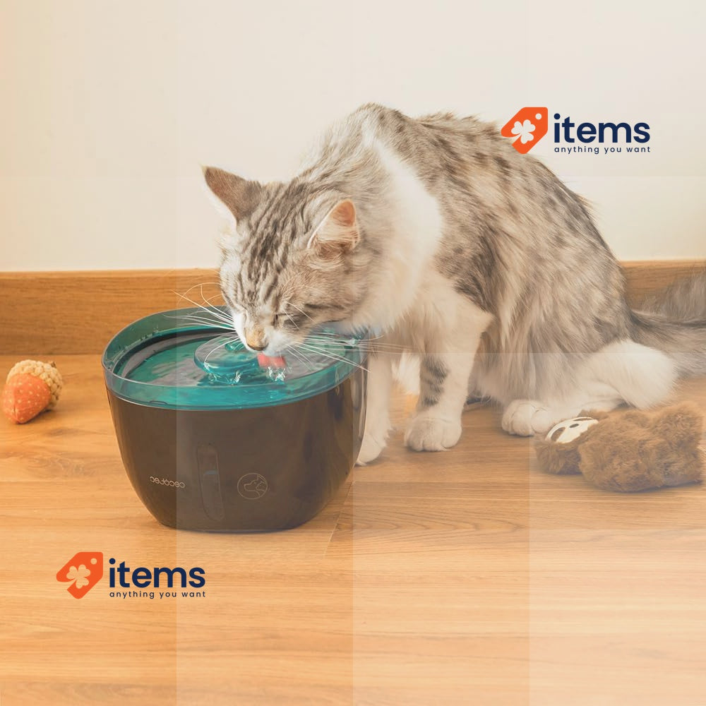 Cecotec Pumba 2200 Refresh Automatic Pet Fountain Drinker, 2 Litre Capacity Easy