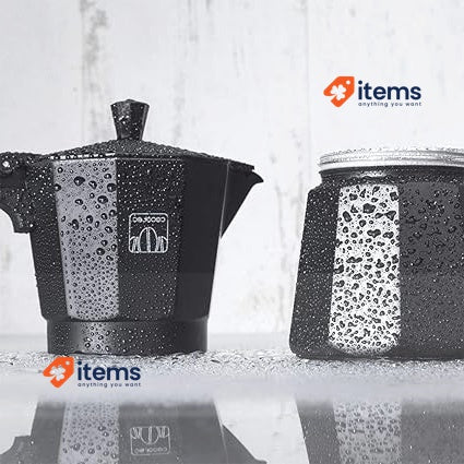 Cecotec Cumbia Mokclassic 300 Black Italian Coffee Maker, 150 ml, 3 Cups