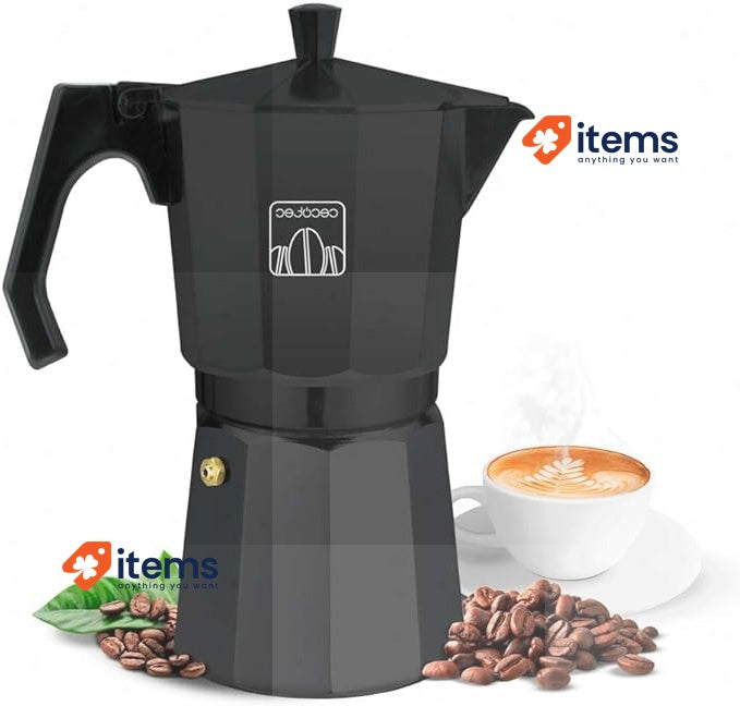 Cecotec Italian coffee maker Cumbia Mokclassic 600 Black, 300 ml