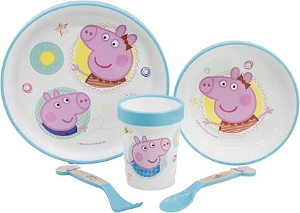 Stor Peppa Pig 5pcs Bicolor Premium Kids
