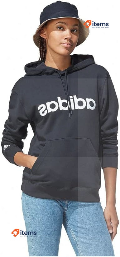 Adidas Womens Essentials Linear Hoodie SWEATSHIRTS For Women Hooded Sweatshirt