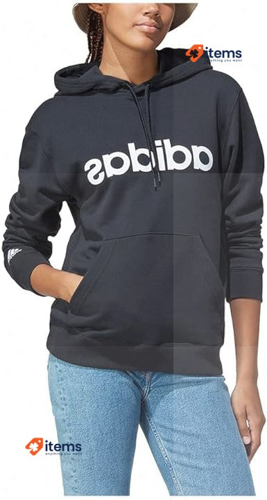 Adidas Womens Essentials Linear Hoodie SWEATSHIRTS For Women Hooded Sweatshirt