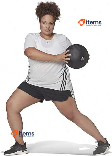 Adidas Women's Pacer 3sknit Ps Shorts Black White 3 - Stripes Knit Plus Size XXL