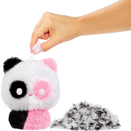 Panda Small Collectible Feature Plush - Surprise Reveal Unboxing with Huggable