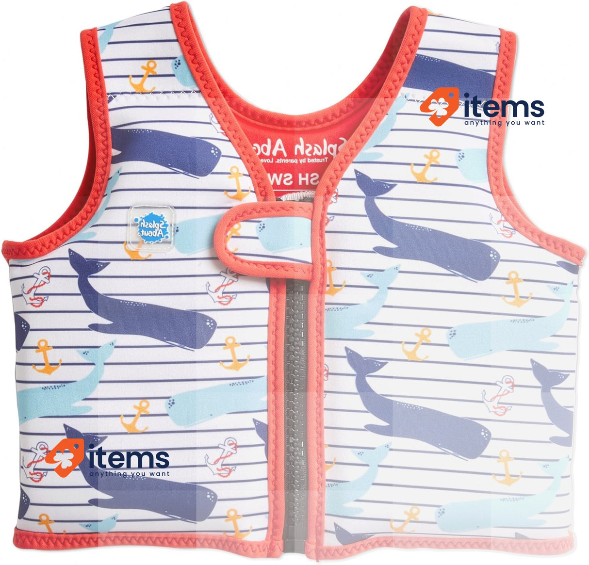 Splash About Go Swim Vest 2 - 4 Years Moby Coats Jackets Gilets 2-4