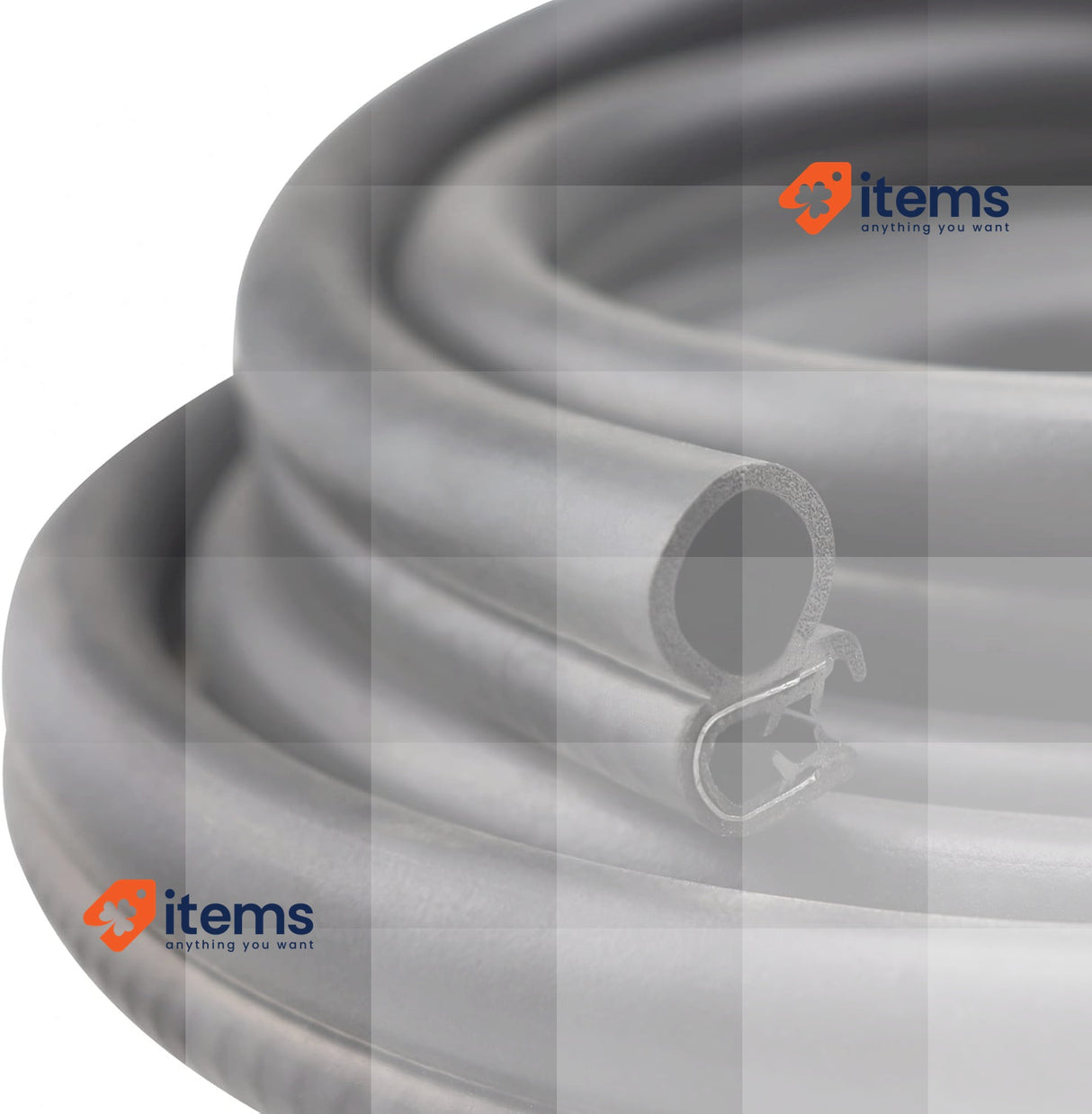 LSGCQ Car Door Seal Strip Car Door Trim Seal with Side Bulb Rubber Door (6m)