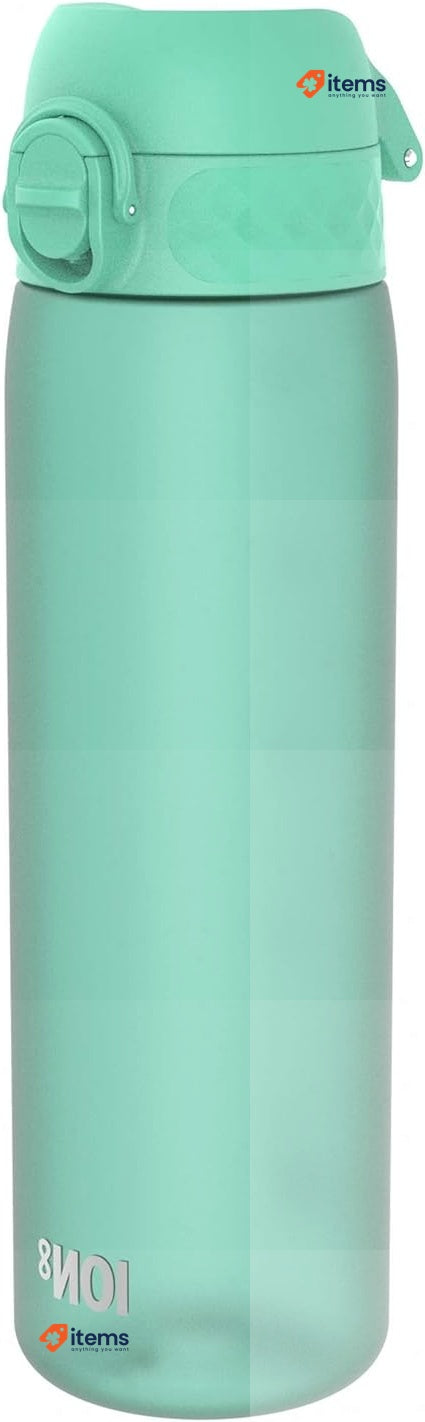 on8 Water Bottle 500 ml/18 oz Leak Proof Easy to Open Carbon Neutral Teal Ion8