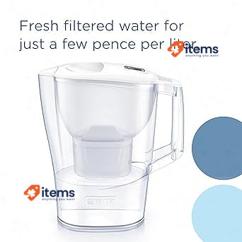 BRITA Aluna Water Filter Jug White (2.4L) incl. 1x MAXTRA PRO Pure cartridge