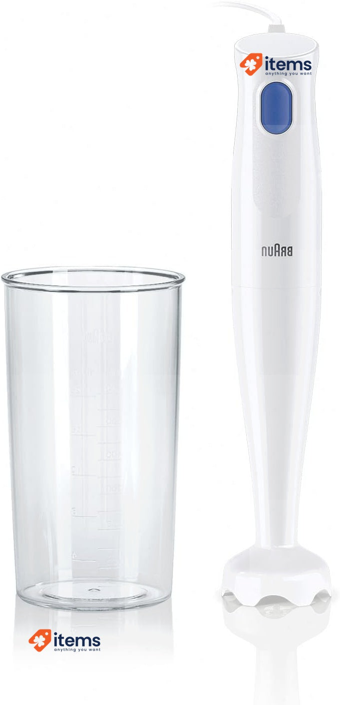 Braun Multiquick - 1 Hand Mixer MQ10.001P, Lightweight Mixr With Easytwist 450W
