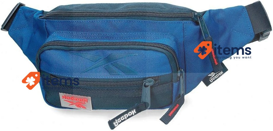 Reebok Atlantic Fanny Pack with Blue Pocket 35x13x5 cm Polyester