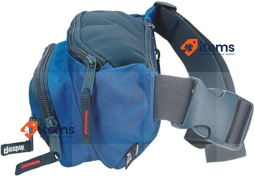 Reebok Atlantic Fanny Pack with Blue Pocket 35x13x5 cm Polyester