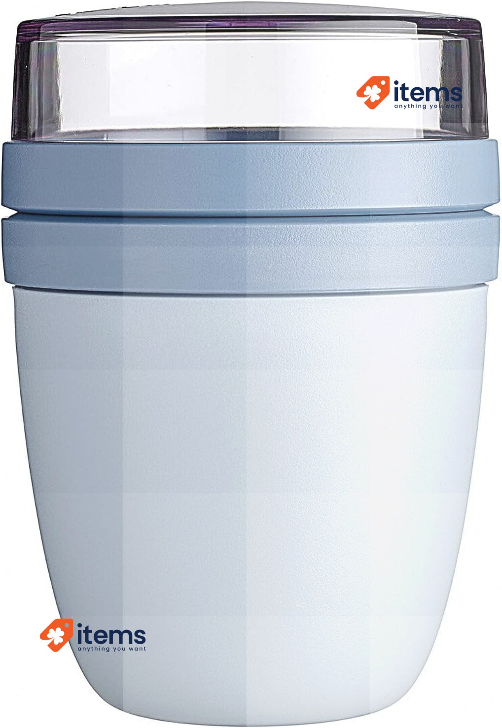 Mepal Overnight Oat Jar - Mini Practical Small Nordic Blue Yoghurt Cup Muesli Ml