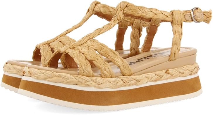 GIOSEPPO Women's Ankle-Strap Sandal Wood
