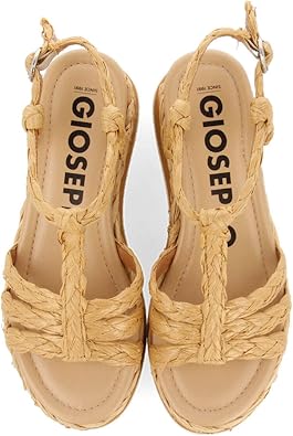 GIOSEPPO Women's Ankle-Strap Sandal Wood