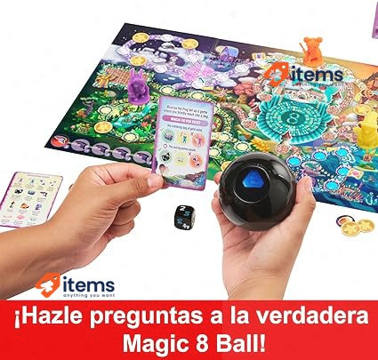 Mattel Games Magic 8 Ball Encounters Board Game, 7 Years (HPJ72) Bola Magical
