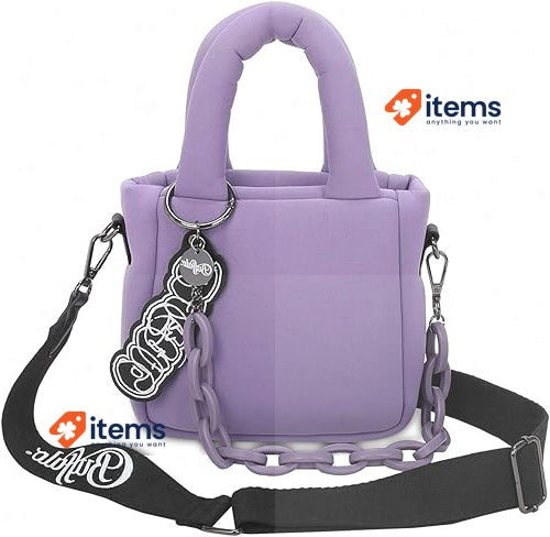 Buffalo Boxy04 Neoprene Purple, Women's Bag, Lilac, One Size Handbag Handbags