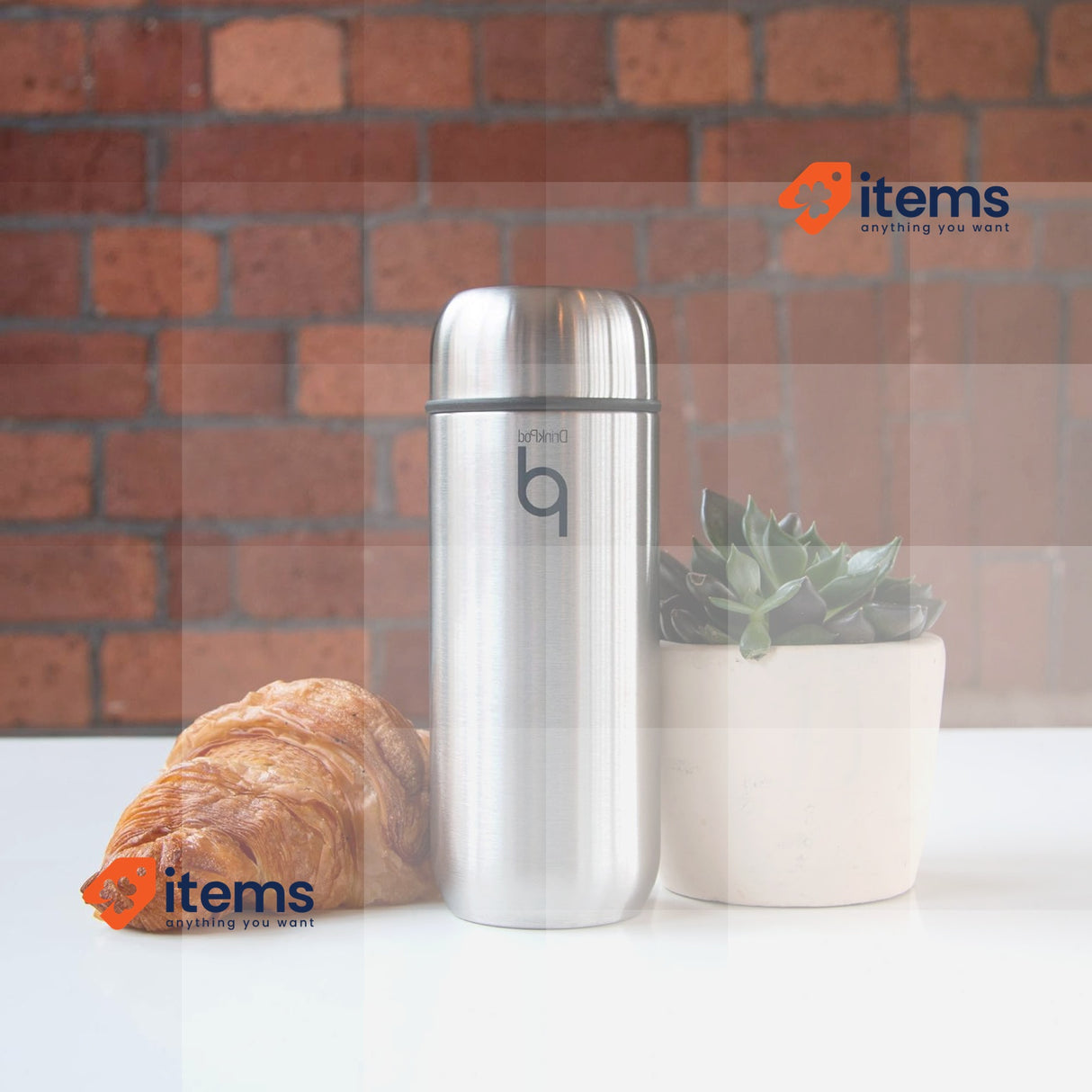 Emsa Stainless Steel Insulation Travel Mug 0.5 Litres 6h Hot12h Cold (Dark Red)