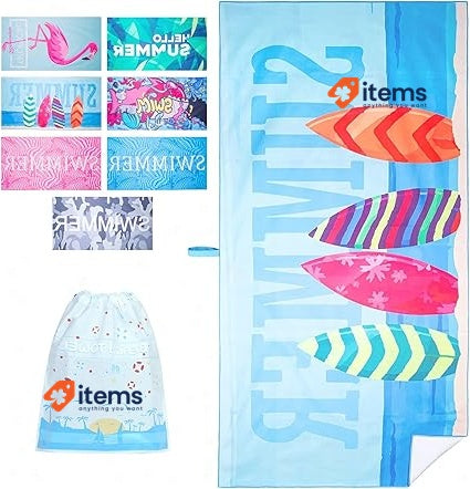LEcylankEr Beach Towel XL 180 x 90 CM Large Beach Towel Quick Dry Sandproof