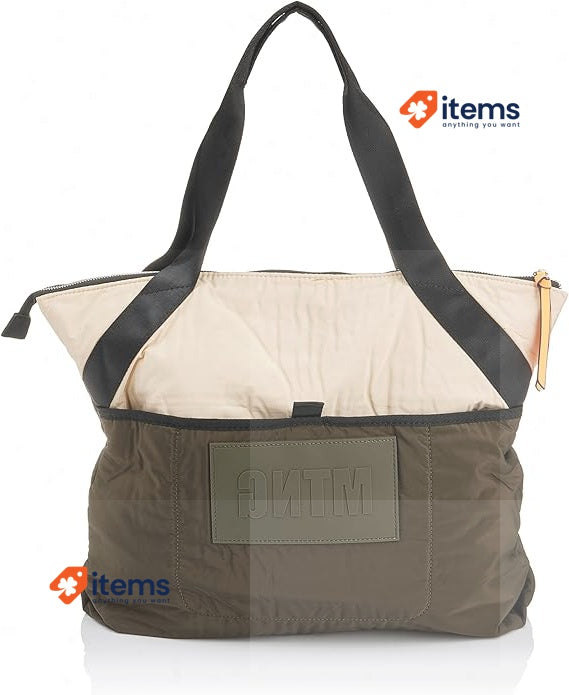 MTNG Women's Village Hand Bag, Khaki Colour, Unique Handbags for Women Única