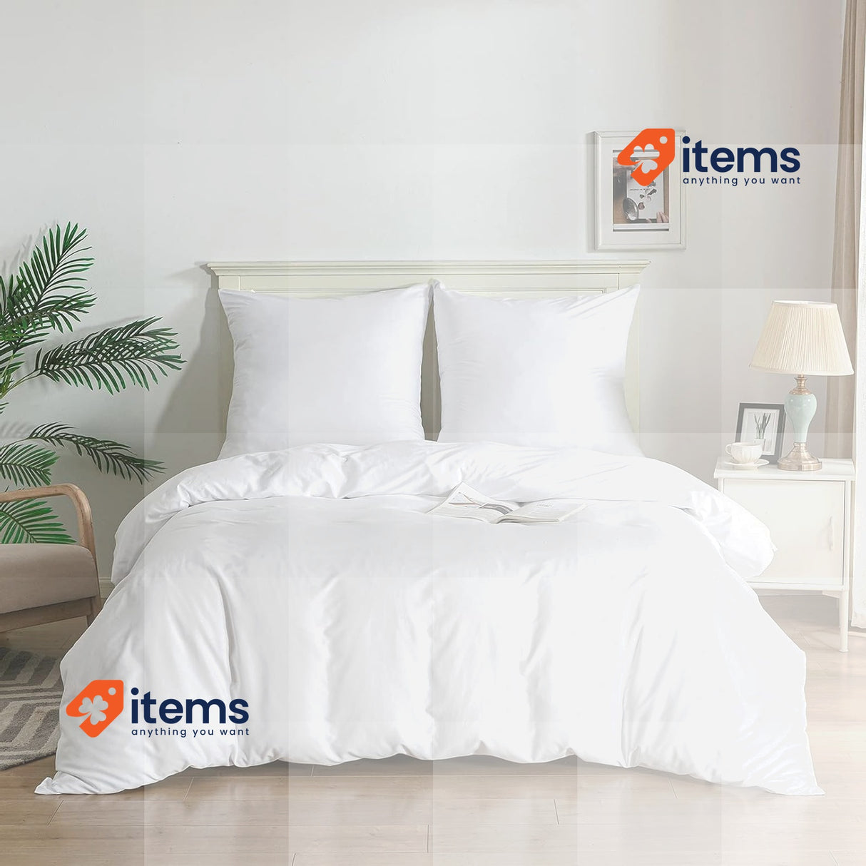 Good Nite Bed Linen Set Brushed 2-Piece Soft Duvet Cover Pillowcase 135x200 cm