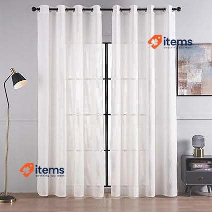 Topfinel Vertical Curtains, Living Room Curtains Grey