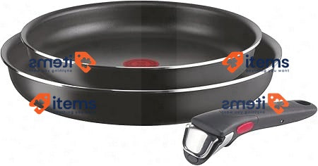 Lagostina Ingenio Essential Plus Non-Stick Aluminium Cookware and Pan Set Black