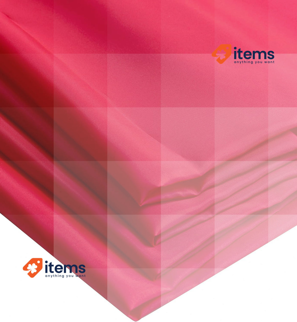 IPEA Lining Fabric Red 200x150cm - Made in Italy - Sold by the Metre for Sewing
