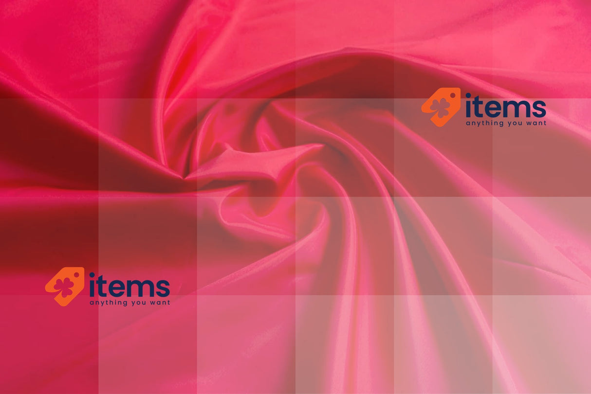 IPEA Lining Fabric Red 200x150cm - Made in Italy - Sold by the Metre for Sewing