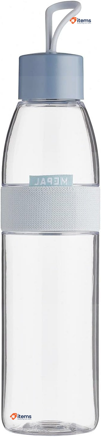 Mepal – Water Bottle Ellipse – Reusable Water Bottle 700ml – Nordic Blue
