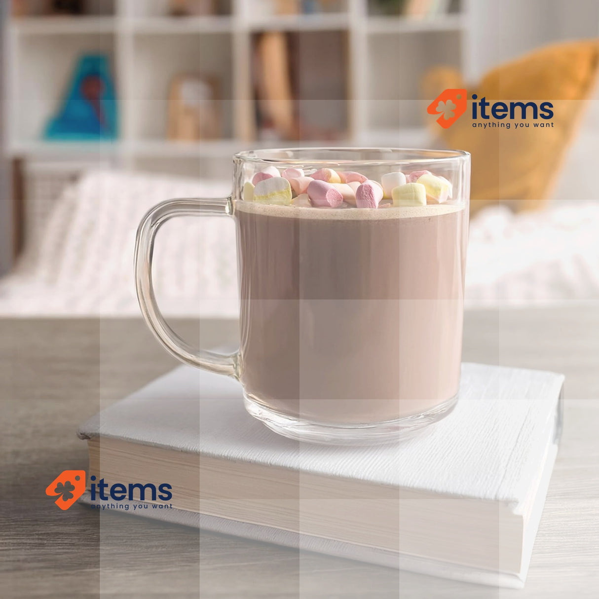 Glasmark Krosno Latte Macchiato Glasses Cappuccino Set of 6 Tea Glasses Set