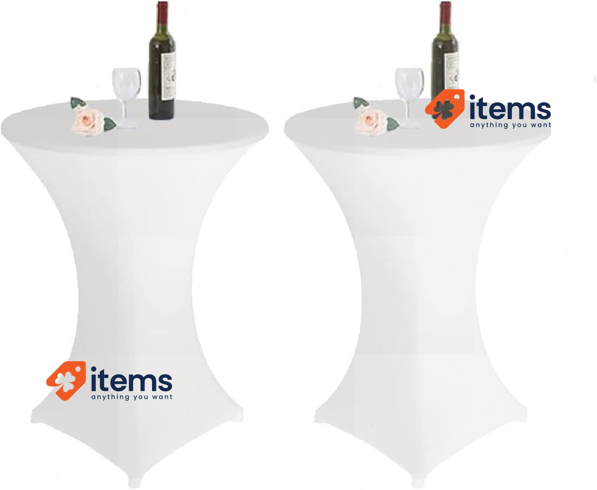 DYOUen 2 pieces Stretch Standing Table Husse Standing Tablecloth Elastic