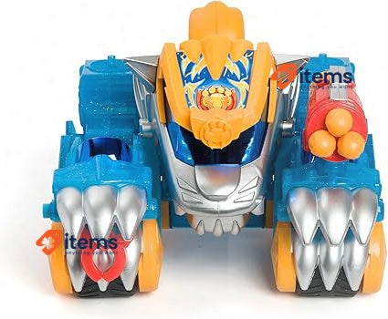 SUPERTHINGS Wild Kazoom Transformable Robot Transforming into a Vehicle