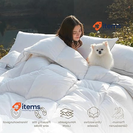 DWR All-Season Goose Down Duvet 10.5 Tog Single(135x200cm)