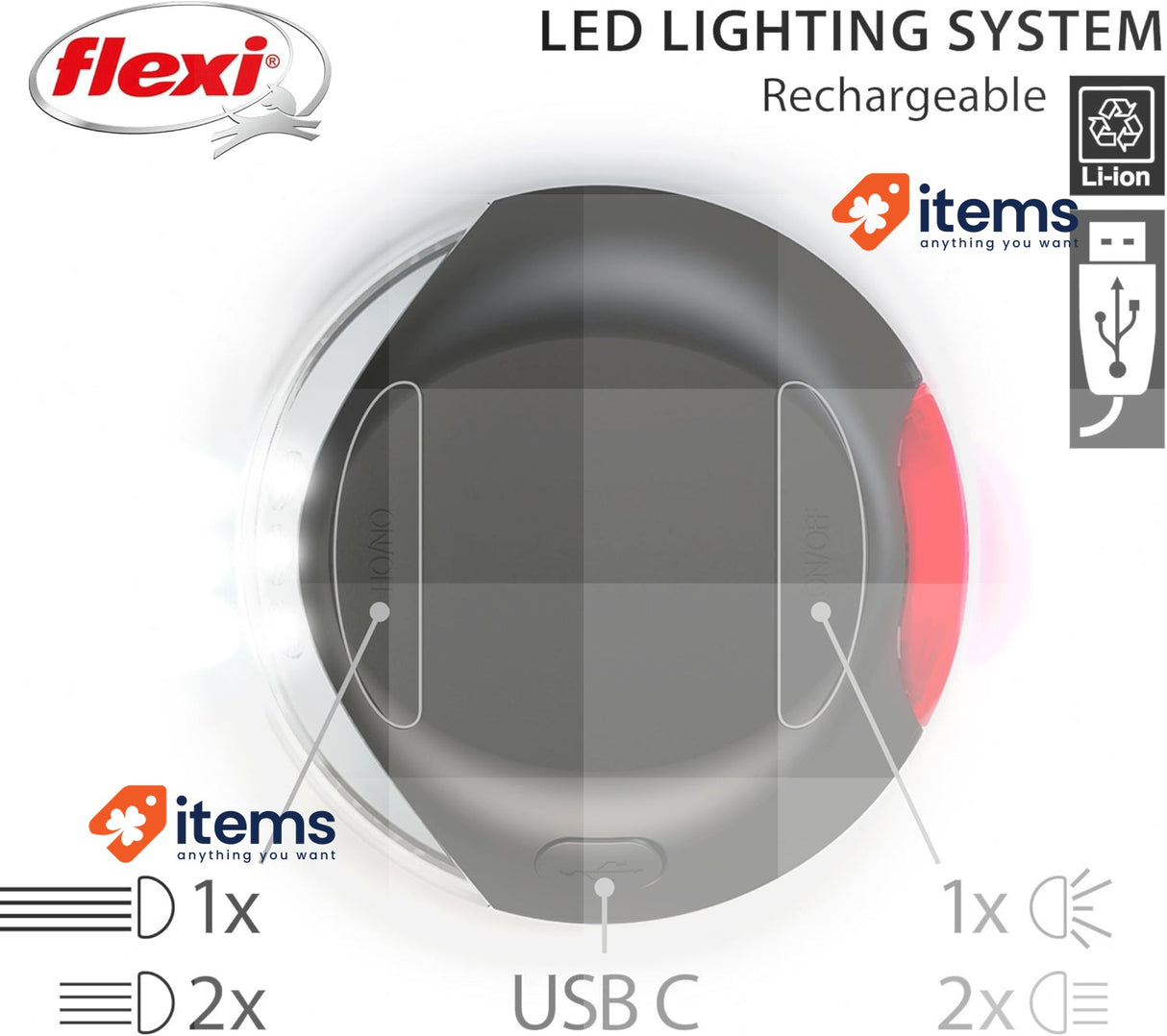 Flexi - CFNZLS-551-S - LED Lighting System Black
