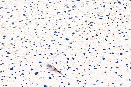 D - C Fix Terrazzo Neo Self Adhesive Film White Vinyl Wrap Stone Effect Cm 5 cm