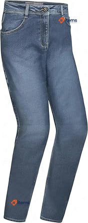 Ixon Women's Dany Motorcycle Jeans Textile Pants Blue Medium M Trousers Chaps