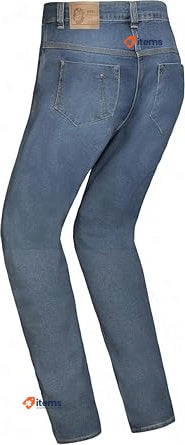 Ixon Women's Dany Motorcycle Jeans Textile Pants Blue Medium M Trousers Chaps
