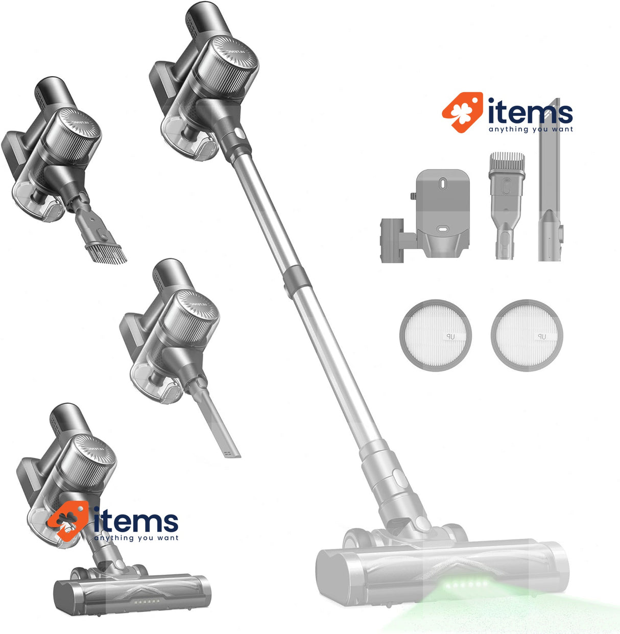 Ultenic U12 Vesla Powerful Cordless Vacuum Cleaner with 45000Pa, Deep Cleaning