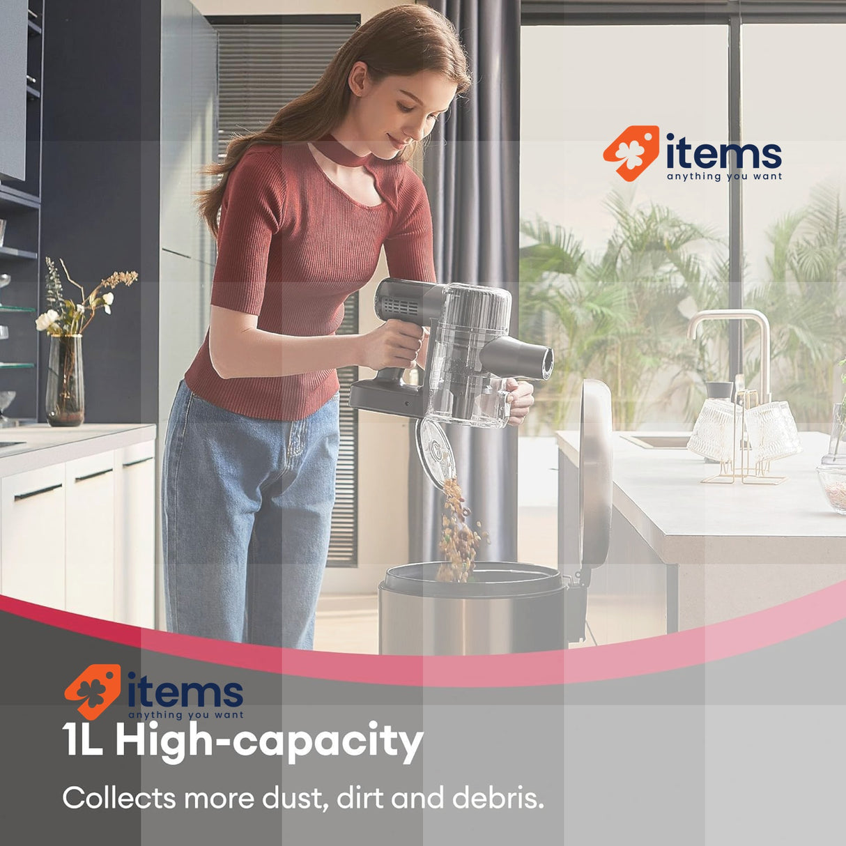 Ultenic U12 Vesla Powerful Cordless Vacuum Cleaner with 45000Pa, Deep Cleaning