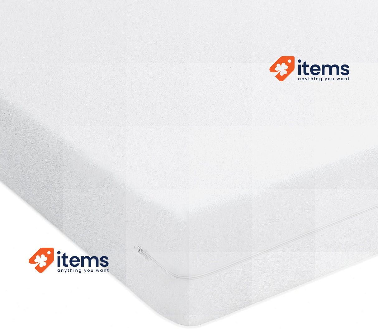 Candidopenalba Absorbent Mattress Cover Zip Protector Anti - Mouth Barrier Terry