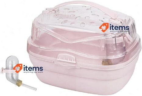 Hero - S Hamster Transport Box, Carry Cage Pink Animal Carrier Portable hero-s