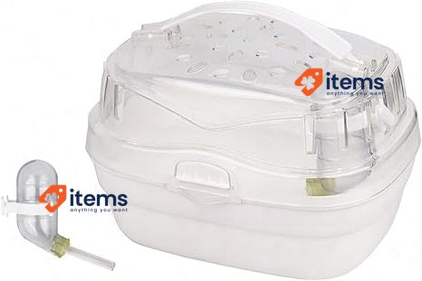 Hero - S Hamster Transport Box, Carry Cage Pink Animal Carrier Portable hero-s