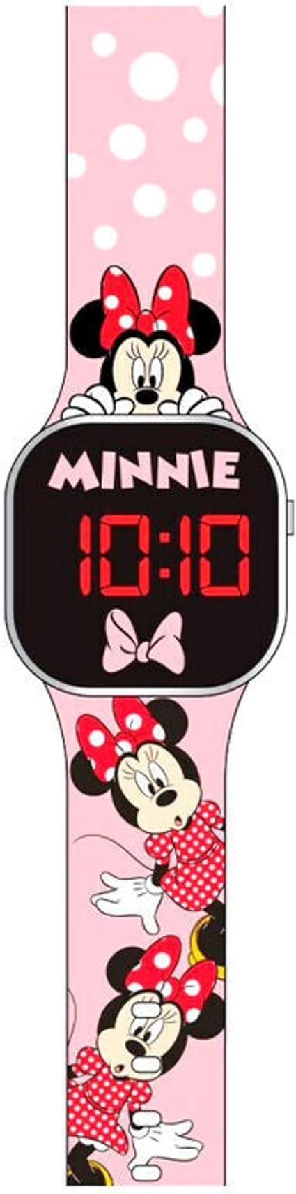 SRV Hub Minnie Mouse LED Watch | 12 Hour Clock Format | Battery Operated