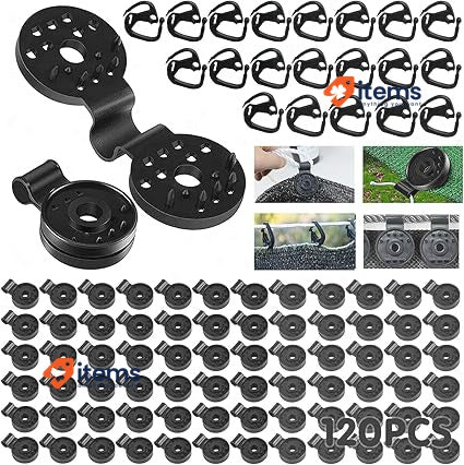 Pack Of 120 Shade Cloth Clips, Special Clip With Eyelet Net Clip, Plastic Briefs