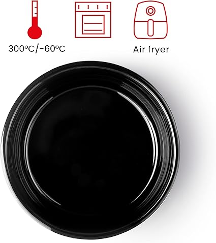 IBILI 919920 Air Fryer Container Vitrified Enameled Steel