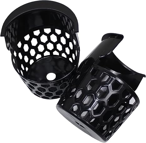 6pcs Pool Table Pockets Plastic Web Billiard Baskets Black Snooker Net Bag Fits