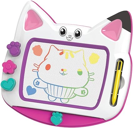 Cefa Toys - The Dollhouse Magnetic Board by Gabby, Includes 3 Different Tampons